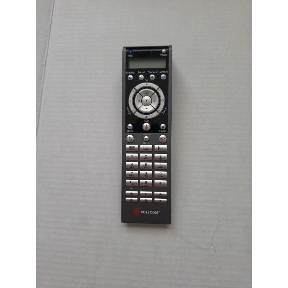 Polycom 20100701 MT10119 Video Conference Remote Control Black